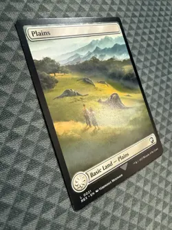 MTG Plains #0021 Basic Land Universes Beyond: Jurassic World Collection (REX) - Image 4