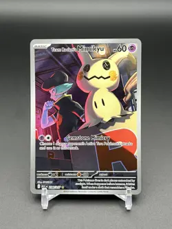Pokemon Ascended Heroes Team Rocket's Mimikyu 238/217 Illustration Rare - Image 1