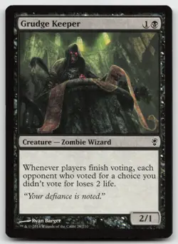 MTG Grudge Keeper C Conspiracy 28 LP - Image 1