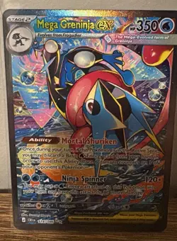 Nintendo Pokemon TCG Mega Greninja EX 116/086 XY BREAKpoint Full Art Holo - Image 3
