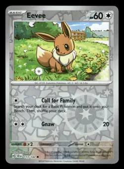 Eevee 113/142 C Stellar Crown Reverse Holo NM/M Pokemon - Image 1