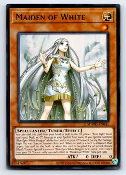 Maiden of White Ultra Rare Structure Deck: Blue-Eyes White Destiny SDWD-EN041 LP - Image 1