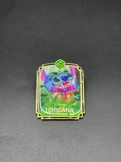 2025 Disney Lorcana Chinese Stitch Badge Promo Edition - Image 1