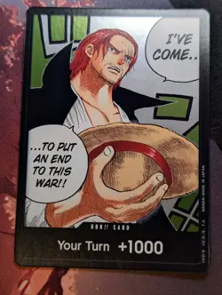 Shanks DON!!! Card OP02 Paramount War ENGLISH - Image 1