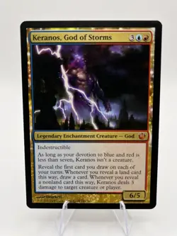 Keranos, God of Storms - Journey into Nyx - MTG Magic the Gathering - NM / M - Image 1
