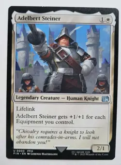 MTG Final Fantasy: Adelbert Steiner (0003) - Uncommon - Near Mint - Image 1
