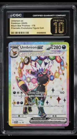 Umbreon ex SVP176 SV Black Star Promo CGC Pristine 10 Holo EN 2025 - Image 1
