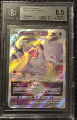 2022 Pokemon Go 031 Mewtwo Vstar - Image 1