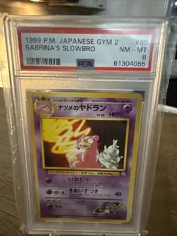 Pokemon TCG Sabrina's Slowbro Gym Heroes 1999 - Image 1
