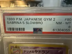 Pokemon TCG Sabrina's Slowbro Gym Heroes 1999 - Image 2