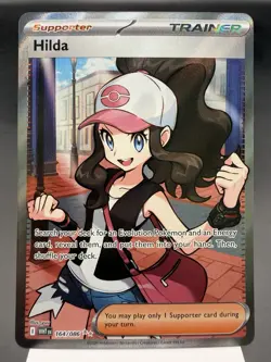 Hilda 164/086 - Full Art Ultra Rare - White Flare Pokemon Card MINT - Image 1