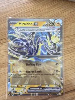 073/217 Miraidon Ex Pokemon TCG Card Ascended Heros Pokemon tcg double rare - Image 1