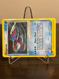 Pokemon 2003 Kyogre-EX 001 Non Holo Black Star Promo Card LP - Image 2