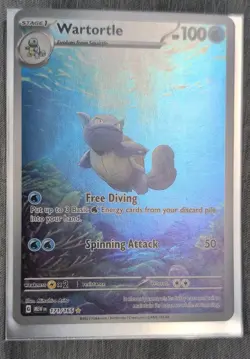 Wartortle 171/165 Sv: Scarlet & Violet 151 Holo Pokemon Rare Stage 1 Near Mint - Image 1