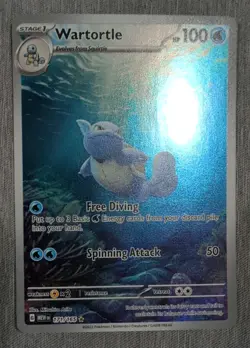 Wartortle 171/165 Sv: Scarlet & Violet 151 Holo Pokemon Rare Stage 1 Near Mint - Image 2