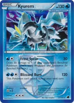 Pokemon TCG - Kyurem - 31/116 - Holo - Rare - B&W: Plasma Freeze [Near Mint] - Image 1