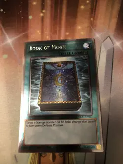 Yugioh Book of Moon Platinum Rare NKRT-EN027 Lightly Played - Image 1