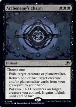 Archenemy's Charm Edge of Eternities - Magic MTG NM - Image 1