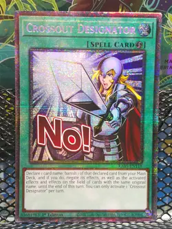 Crossout Designator RA05-EN118 1st ED Starlight Yu-Gi-Oh! TCG NM - Image 1