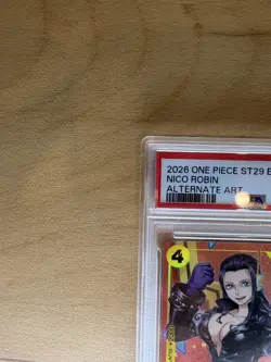 2026 ONE PIECE STARTER DECK ST29-EGGHEAD ALTERNATE ART #009 NICO ROBIN PSA 9 - Image 2