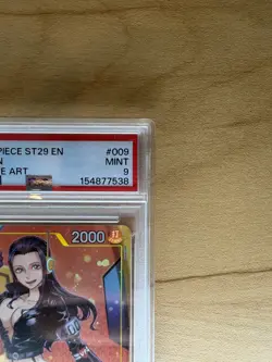 2026 ONE PIECE STARTER DECK ST29-EGGHEAD ALTERNATE ART #009 NICO ROBIN PSA 9 - Image 3