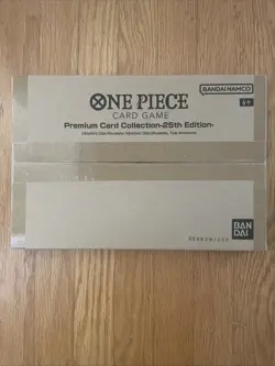 One Piece TCG Premium Card Collection 25th Anniversary ENGLISH SEALED UNOPENED - Image 1