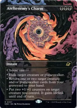 Archenemy's Charm (Borderless) Edge of Eternities - Magic MTG NM - Image 1