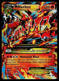 Pokemon Card XY Promo M Blaziken EX XY86 - Image 1