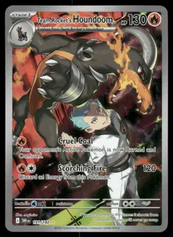 Pokemon Cards Team Rocket's Houndoom 191/182 Destined Rivals NM *5 - Image 1