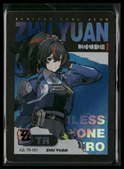 ZHU YUAN TR JQL-TR-001 Zenless Zone Zero ZZZ Anime Collectible Card - Image 1