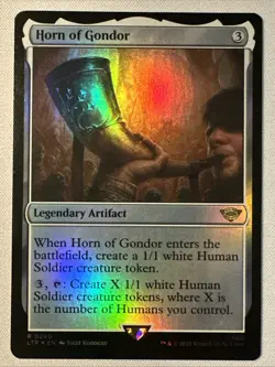 MTG / Horn of Gondor / LTR / #240 / FOIL / Rare / NM - Image 1