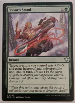 Tyvar's Stand Commander: Secrets of Strixhaven Regular - Image 1
