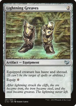 ~1x Lightning Greaves x1 ~NM~ C15 Magic the Gathering MtG~ - Image 1