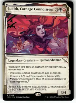 Judith, Carnage Connoisseur (Showcase) 363 Murders at Karlov Manor MTG NM - Image 1