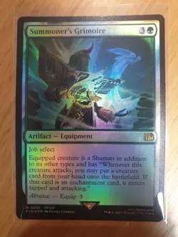 FOIL Summoner's Grimoire MTG | NM/EX | Final Fantasy - Image 1