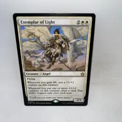 Exemplar of Light 11 Rare Foundations Magic: The Gathering Lightly Played - Image 1