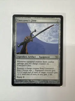 MTG Magic the Gathering Umezawa's Jitte (163/170) Betrayers of Kamigawa LP - Image 1