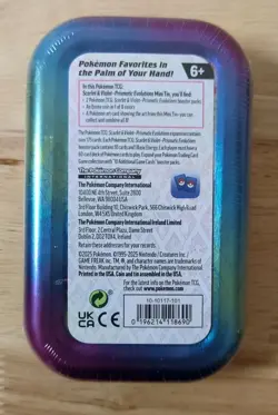 Pokemon Scarlet & Violet Prismatic Evolutions Mini Tin - Sylveon - Sealed - Image 2