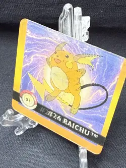 Pokemon Artbox Action Flipz 1999 Premier Edition Pikachu Raichu Lenticular 3D - Image 2