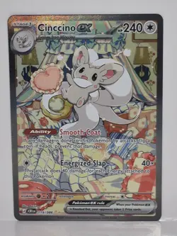 Cinccino ex Special Illustration Rare 119/086 Pokemon Chaos Rising English - Image 1