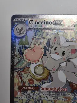 Cinccino ex Special Illustration Rare 119/086 Pokemon Chaos Rising English - Image 4