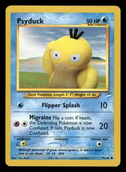 Psyduck 79/105 NM Common Neo Destiny 2002 Pokemon TCG - Image 1