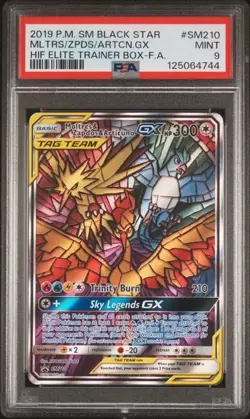 Moltrex Zapdos Articuno GX SM210 Pokemon - Image 1