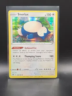 Snorlax - 143/196 - Lost Origin - Holo - Pokemon TCG - Near Mint/Mint - Image 1