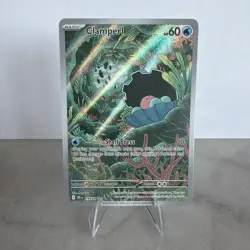 Pokemon TCG Clamperl Holo Illustration Destined Rivals 195/182 - Image 1