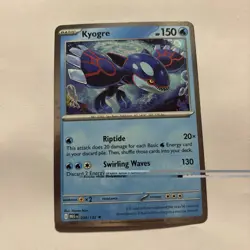 Pokemon Kyogre 34/132 Cosmo Holo Promo English NM - Image 1