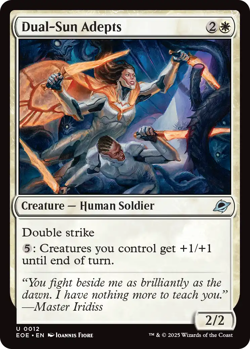 Dual-Sun Adepts (0012) - NM - Edge of Eternities - MTG - Image 1