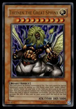 THEINEN THE GREAT SPHINX EP1-EN001 ULTRA RARE EXCLUSIVE PACK YU-GI-OH - Image 1