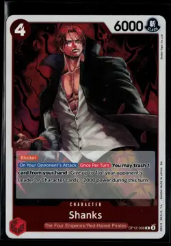 Shanks (008) OP12-008 Legacy of the Master Rare One Piece - Image 1