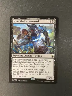 Krav, the Unredeemed - Battlebond - Magic the Gathering - MTG - Image 1
